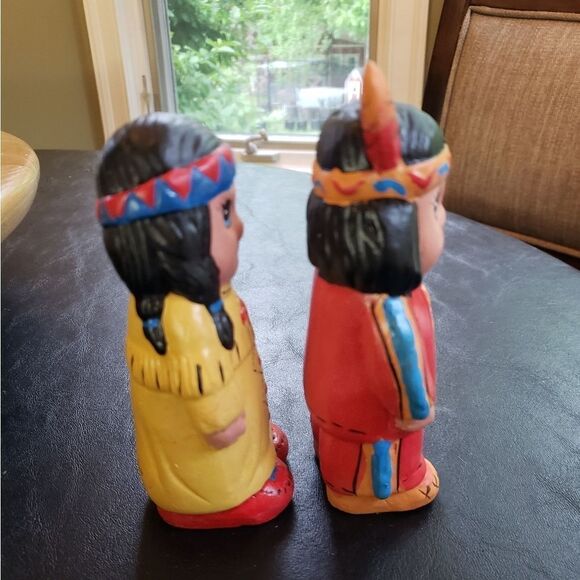 Bisque American Indian Boy & Girl Set - Picture 3 of 8